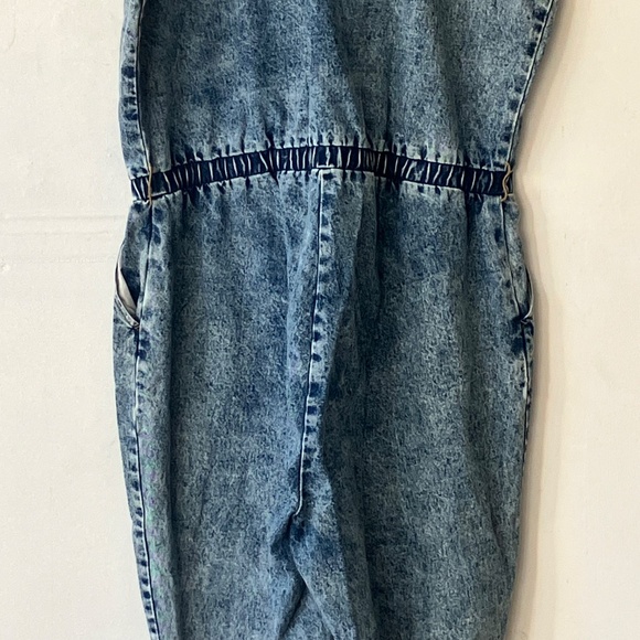 JustFab Acid Wash Jumpsuit - Picture 12 of 14